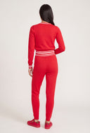 Contrast Crop Sweater