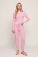 Contrast Crop Sweater