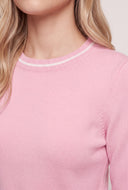 Contrast Crop Sweater