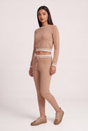 Contrast Crop Sweater
