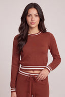 Contrast Crop Sweater