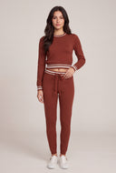 Contrast Crop Sweater