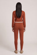 Contrast Drawstring Pants