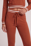 Contrast Drawstring Pants