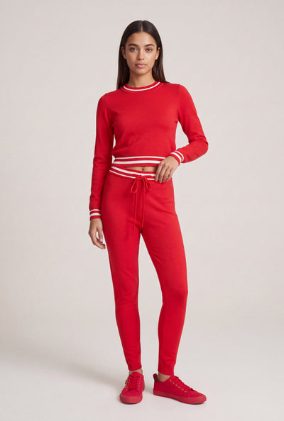 Contrast Drawstring Pants