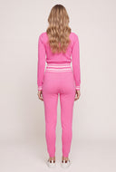 Contrast Drawstring Pants