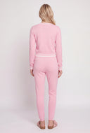 Contrast Drawstring Pants