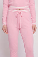 Contrast Drawstring Pants