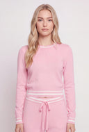 Contrast Drawstring Pants