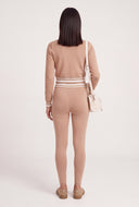 Contrast Drawstring Pants