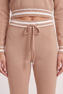 Contrast Drawstring Pants