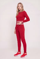 Contrast Drawstring Pants