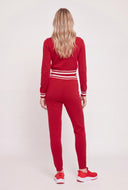 Contrast Drawstring Pants