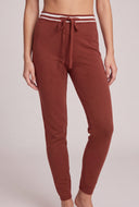 Contrast Drawstring Pants