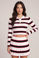 Linnea Long Sleeve Crop Polo