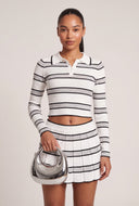 Linnea Long Sleeve Crop Polo