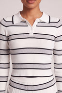 Linnea Long Sleeve Crop Polo
