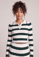 Linnea Long Sleeve Crop Polo