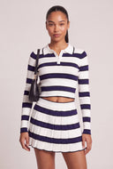 Linnea Long Sleeve Crop Polo