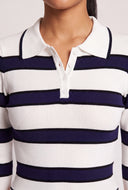 Linnea Long Sleeve Crop Polo