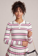 Linnea Long Sleeve Crop Polo