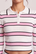 Linnea Long Sleeve Crop Polo