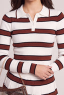 Linnea Long Sleeve Crop Polo