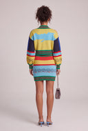 Patch Crop Cardigan
