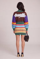 Patch Crop Cardigan