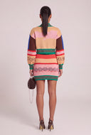 Patch Crop Cardigan
