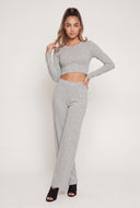Madeline Brushed Knit Crop Top
