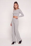Madeline Brushed Knit Crop Top