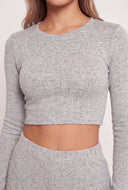 Madeline Brushed Knit Crop Top