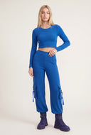 Elsa Long Sleeve Crop Top