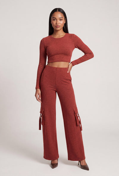 Elsa High Waist Cargo Pants
