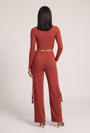 Elsa High Waist Cargo Pants