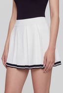 Karter Varsity Stripe Pleated Skort