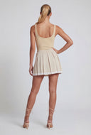 Karter Varsity Stripe Pleated Skort