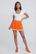 Karter Varsity Stripe Pleated Skort