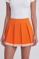 Karter Varsity Stripe Pleated Skort