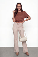 Meilani Drawstring Waist Crop Top