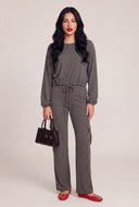 Long Sleeve Drawstring Top