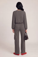 Long Sleeve Drawstring Top