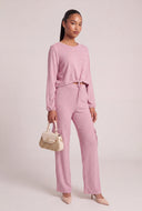 Long Sleeve Drawstring Top