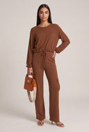 Long Sleeve Drawstring Top