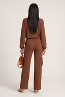 Long Sleeve Drawstring Top