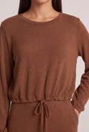 Long Sleeve Drawstring Top