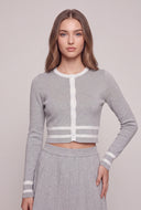 Contrast Crop Cardigan