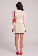 Contrast Crop Cardigan