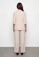 Natalie Tie Waist Straight-Leg Dress Pants